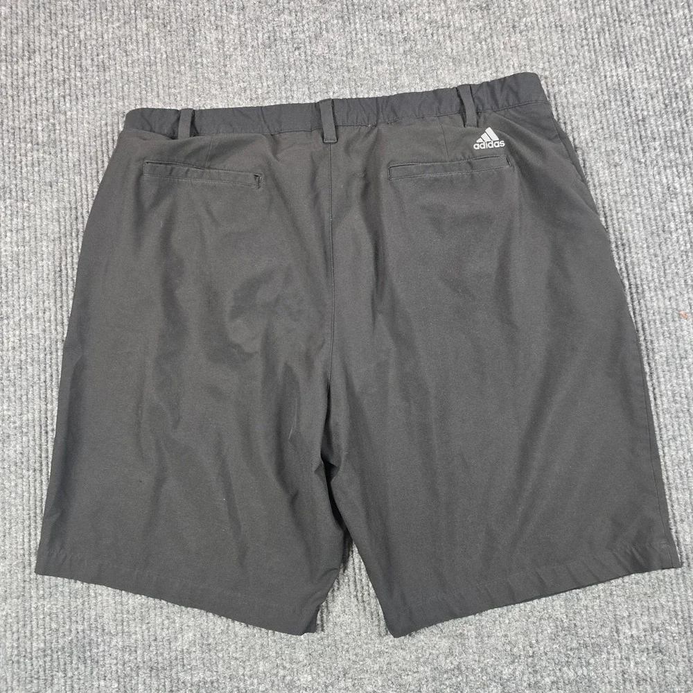 Adidas Shorts Mens 40 Black Chino Microfiber Stretch Golf Casual Summer - Picture 3 of 13
